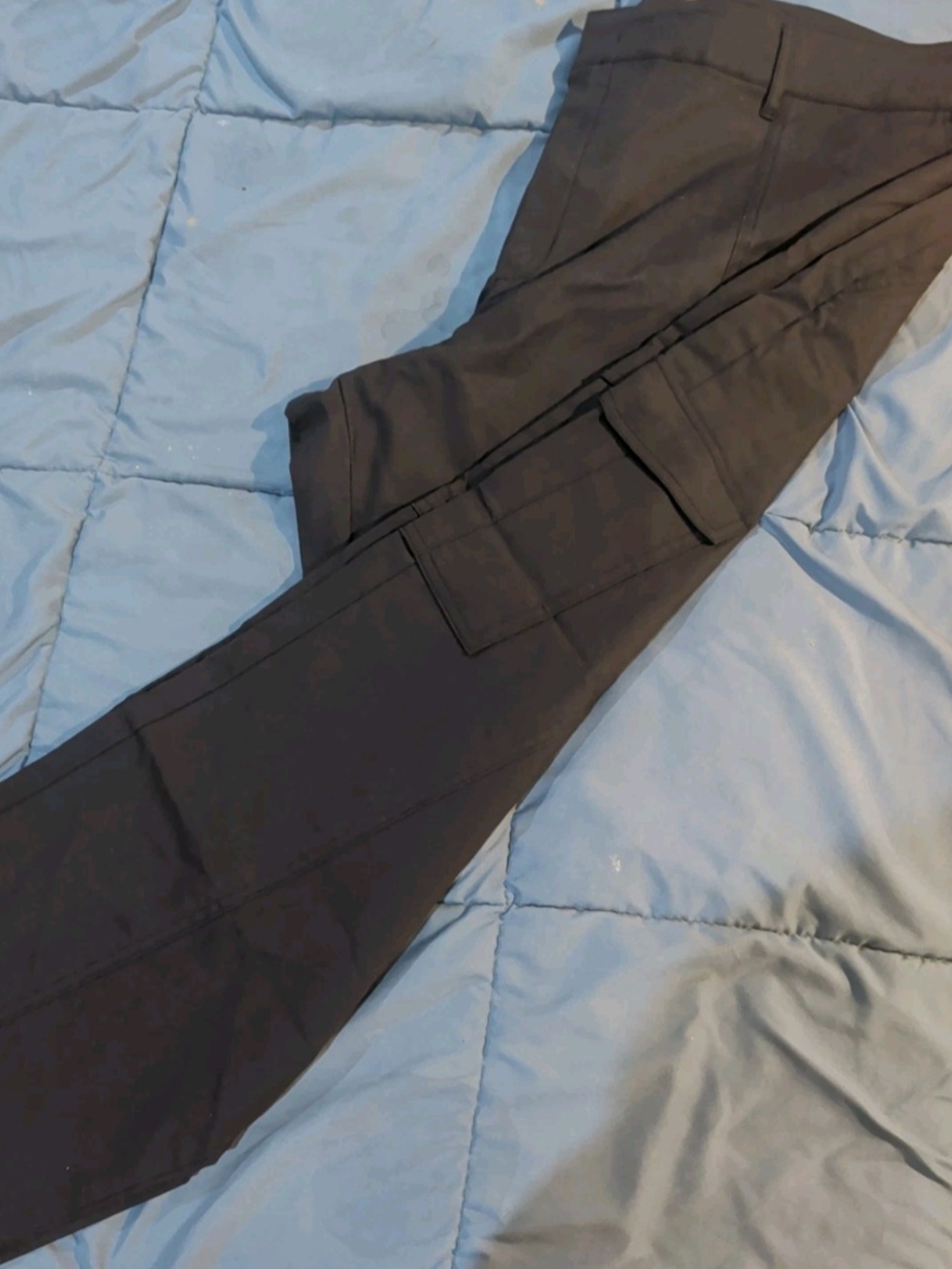 A New Day Pants Women's Plus Size 26 Black Cargo Pants NWT